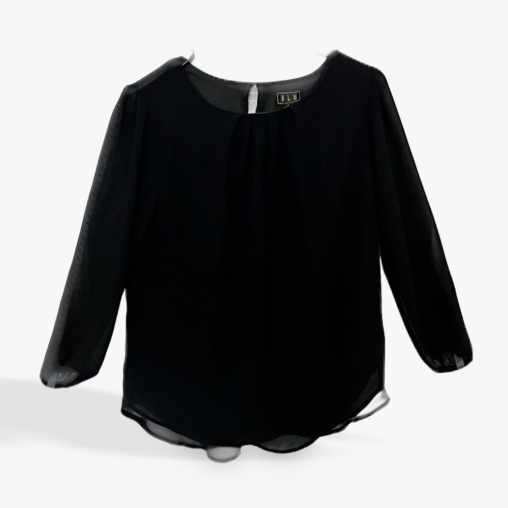 Women’s Black Blouse Top Small